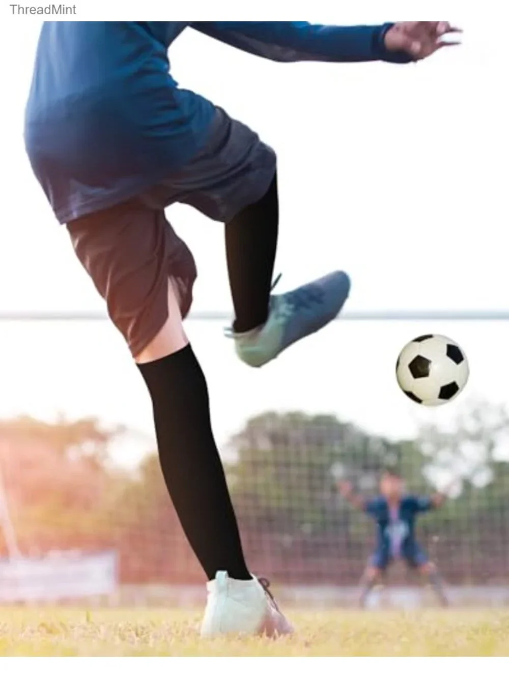 Over Knee Athletic Socks 2 Pairs Baseball Softball Football